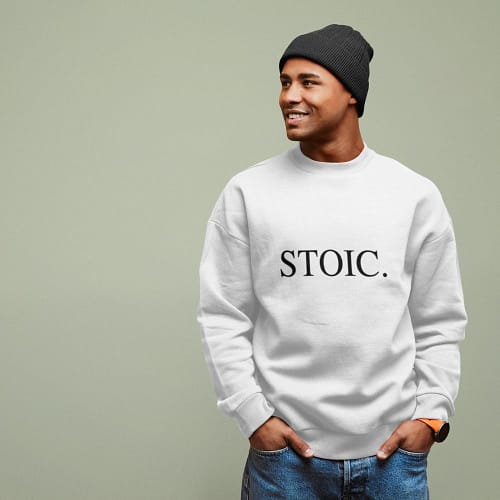 STOIC. Design Sweatshirt White
