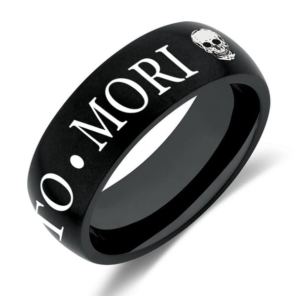 Memento Mori Text Ring 2